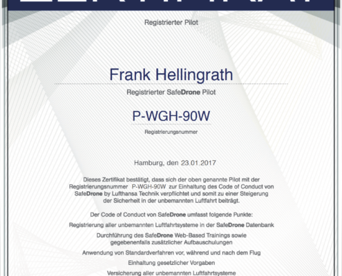 Zertifikat Frank Hellingrath